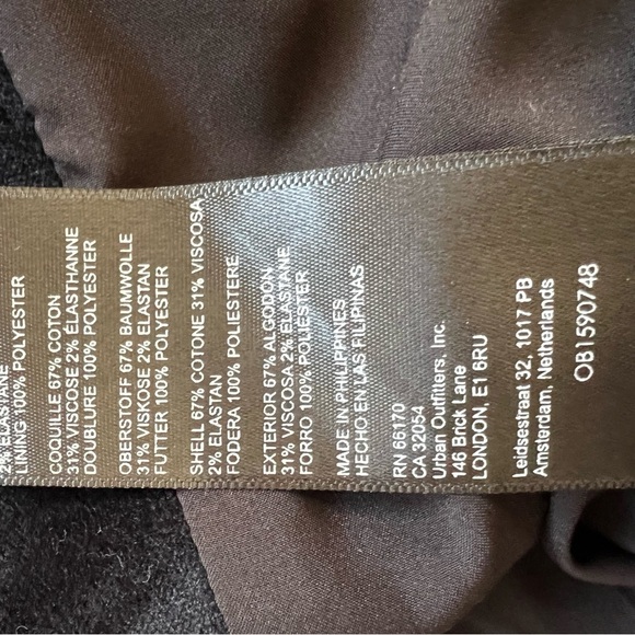 Anthropologie Velvet Tuxedo Jacket, new with tags, size 14 - Picture 5 of 7